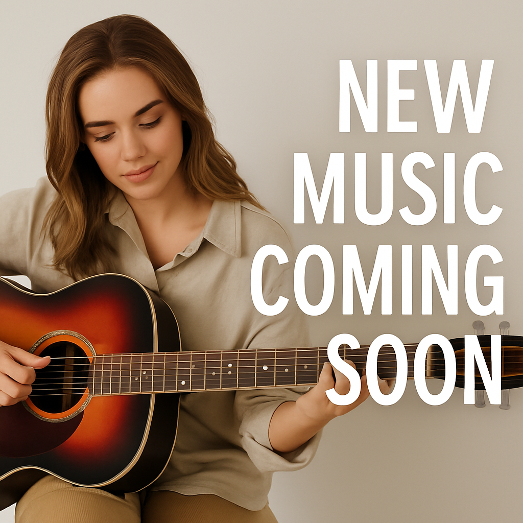 Professional content creation setup showcasing branded photography for a female entrepreneur working on her music — ideal for social media and marketing materials.”
